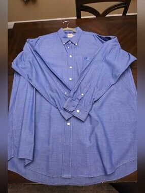Cinch Men's Button-Down Shirt - Light Blue